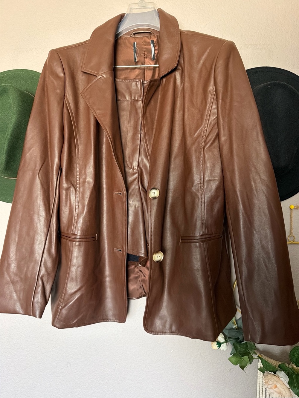 Fashion Nova Faux Leather (2) piece set
